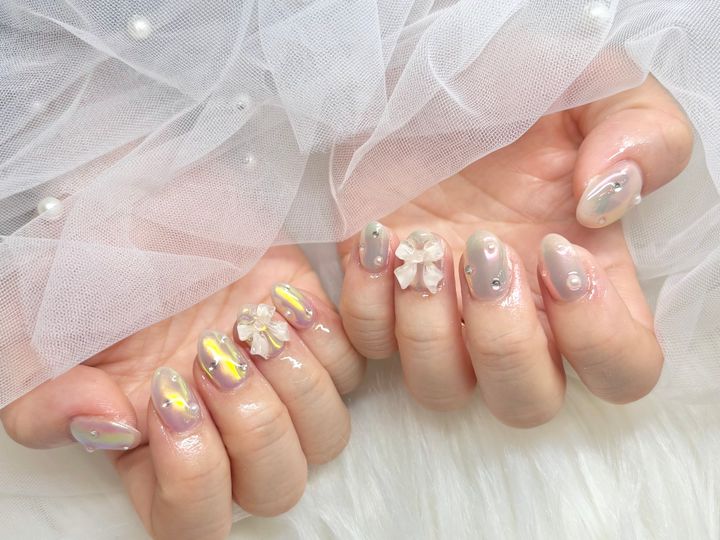 セルフとサロンでの色再現の違いと上手な塗り方のイメージ