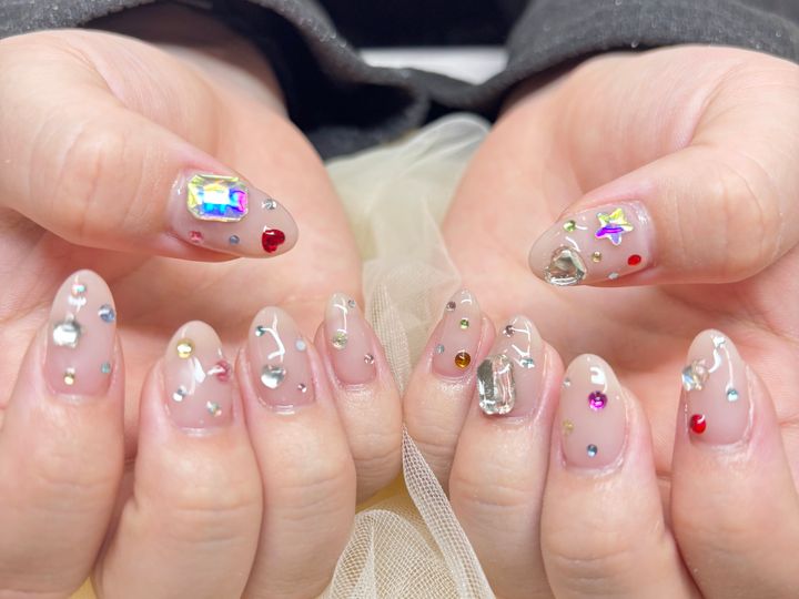 セルフで失敗しないフレンチラインの引き方のイメージ