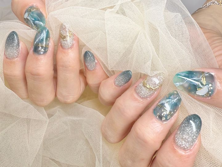 NICENAILで立体フラワーをオーダーするときのコース選びのイメージ