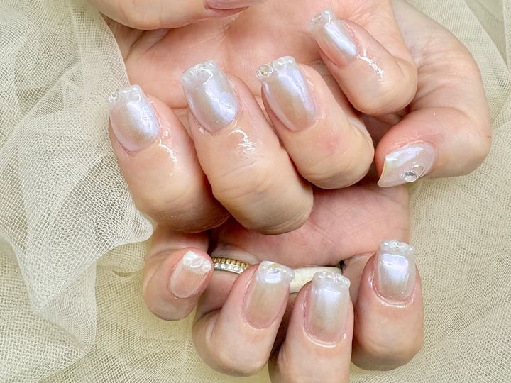 グリーンネイルのリスクと、フィルインで気をつけることのイメージ