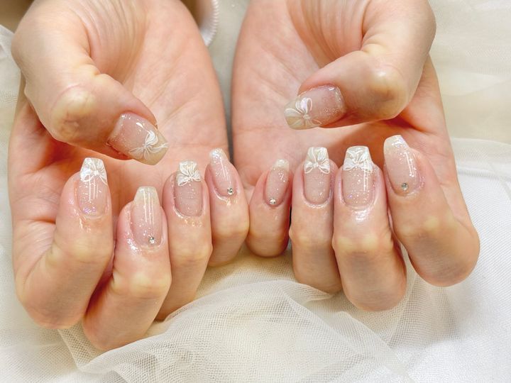 浴衣×ネイル、配色の正解パターンのイメージ