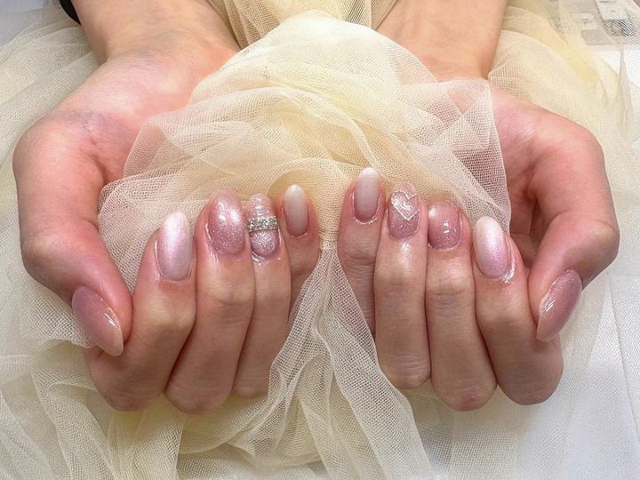 秋ジェリーのアレンジ|マグネット・ベッコウ・オーロラパウダーとの組み合わせのイメージ