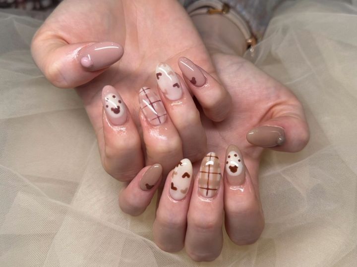 マット×ツヤの使い分け——指ごと・パーツごとに変える秋の楽しみ方のイメージ
