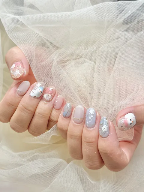 淡いピンクのラメ×ハート｜ラメ・グリッター、ハート、ピンク、可愛い、上品・大人