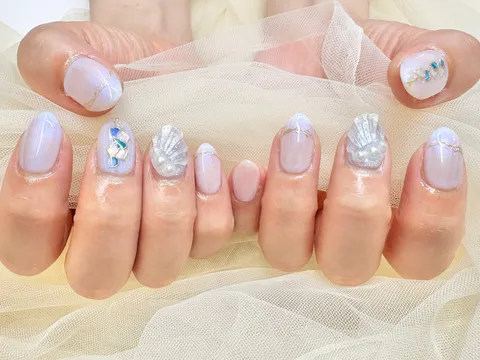 淡ピンクの花柄マット｜フラワー、マット、シアー・透け感、ピンク、可愛い、上品・大人