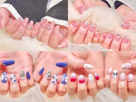 ピンク系のフレンチネイル｜フレンチ、ピンク、ホワイト、可愛い、上品・大人