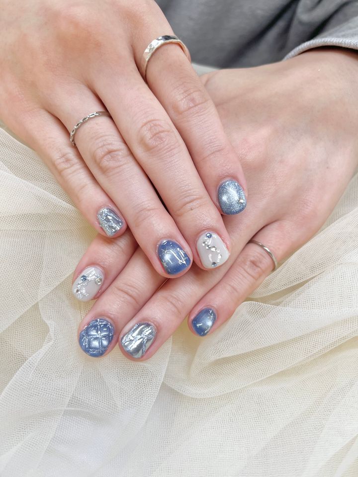 セルフネイルでの再現方法とコツのイメージ