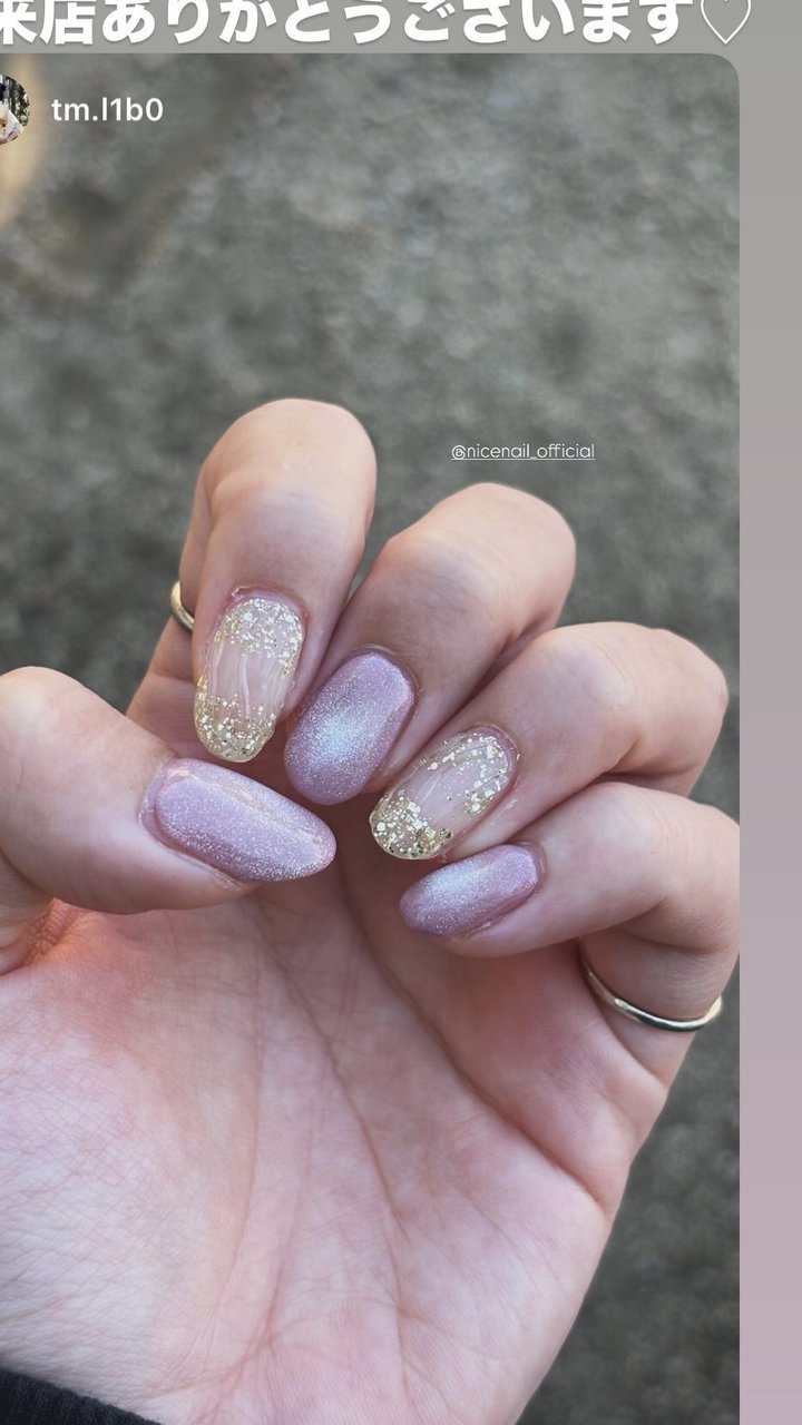 NICENAILのお客様施術 お客様ネイル①