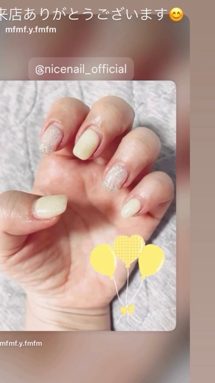 NICENAILのお客様施術 お客様ネイル②