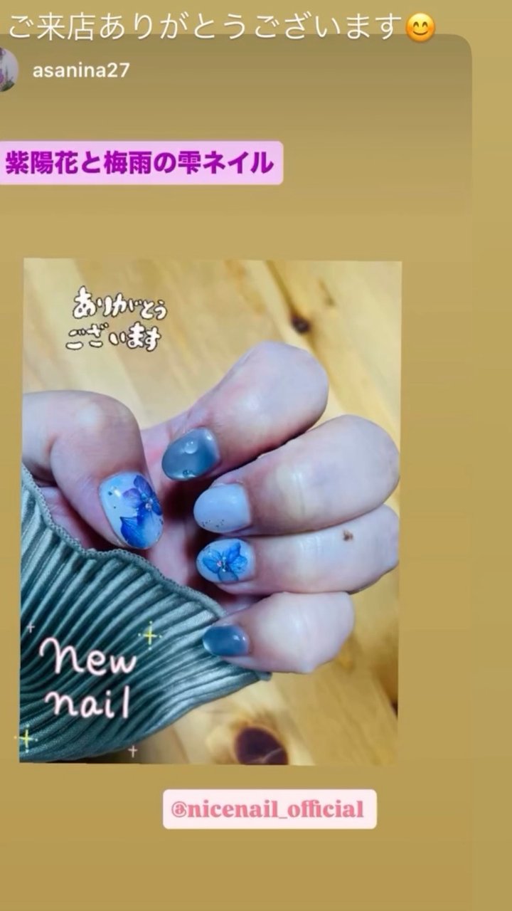 NICENAILのお客様施術 お客様ネイル④