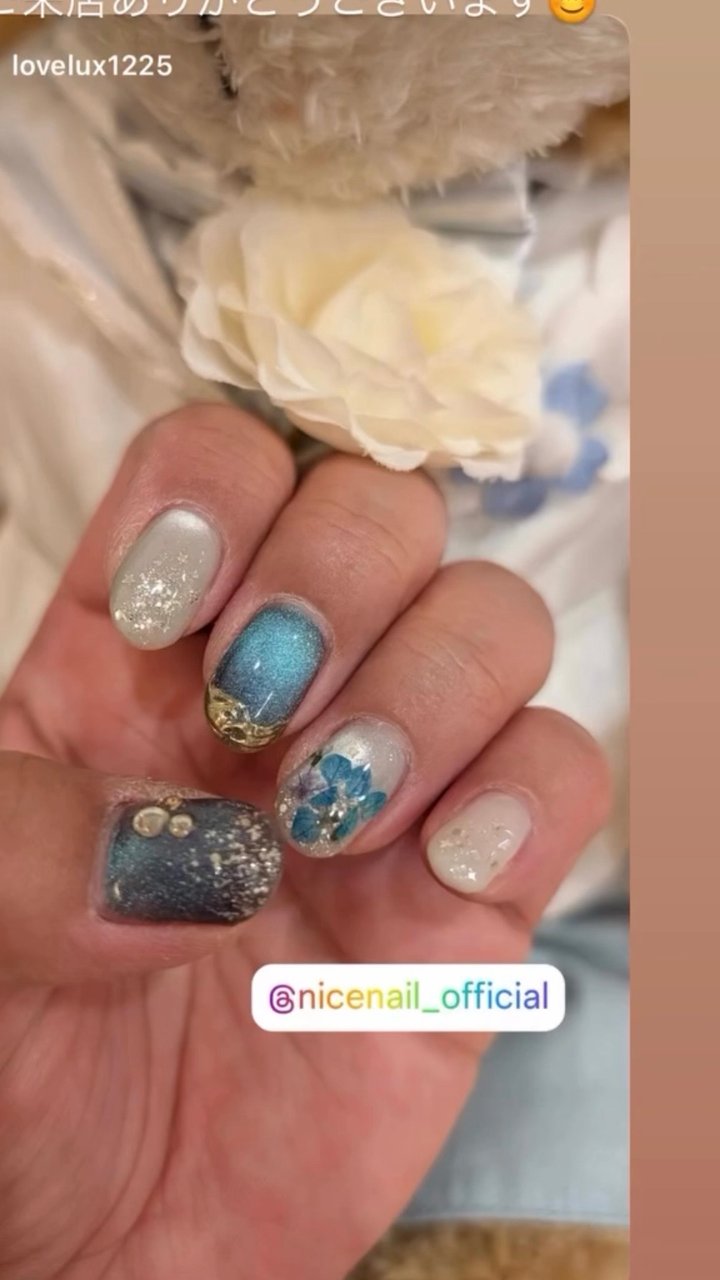 NICENAILのお客様施術 お客様ネイル①