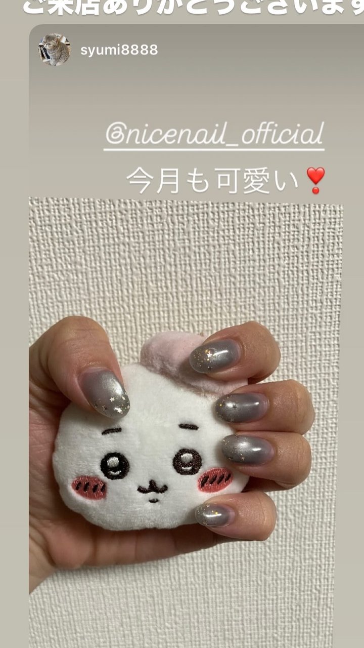 NICENAILのお客様施術 お客様ネイル①