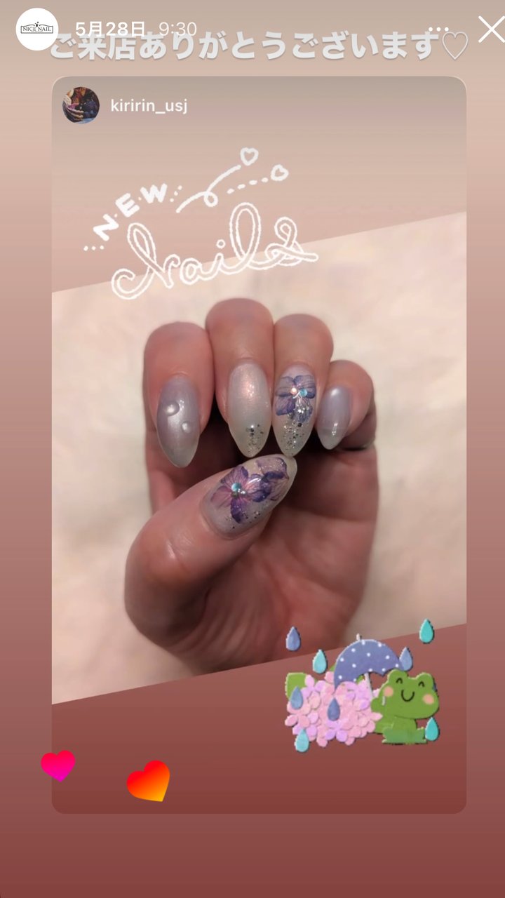 NICENAILのお客様施術 お客様ネイル①