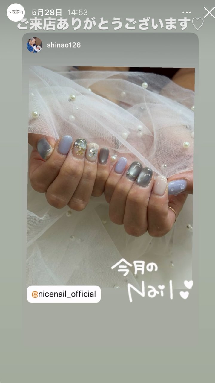 NICENAILのお客様施術 お客様ネイル②
