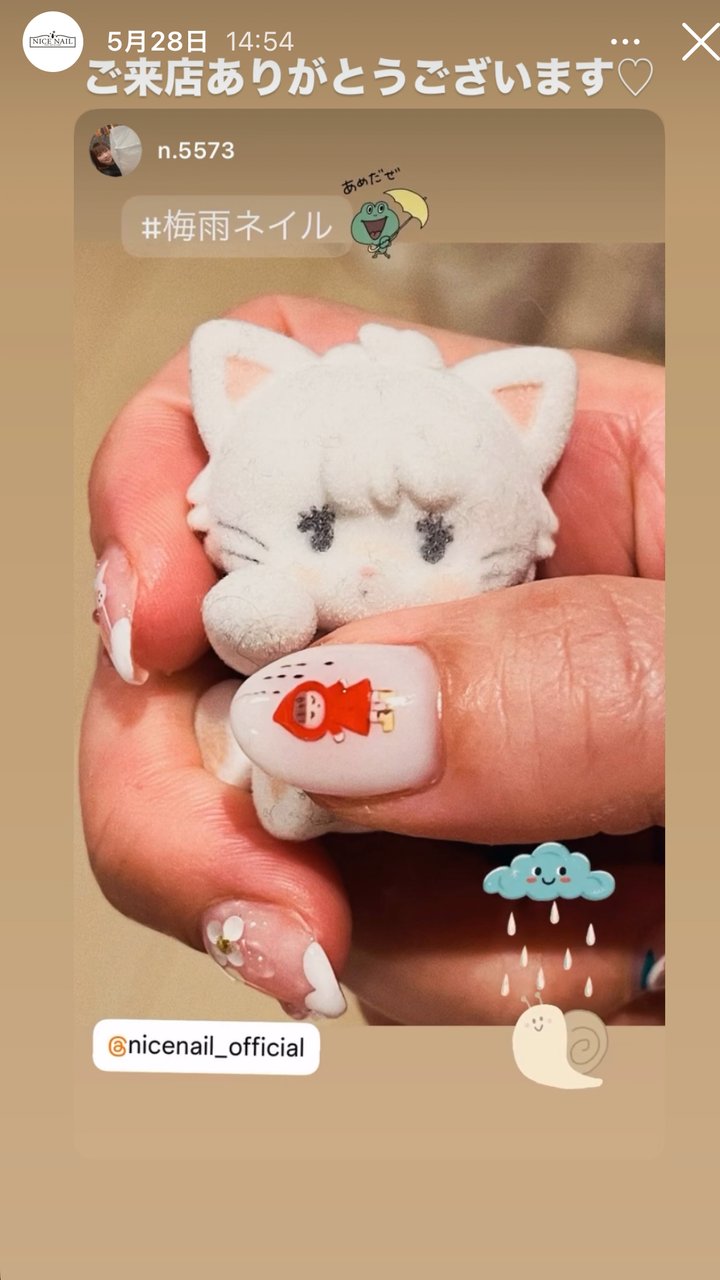 NICENAILのお客様施術 お客様ネイル③