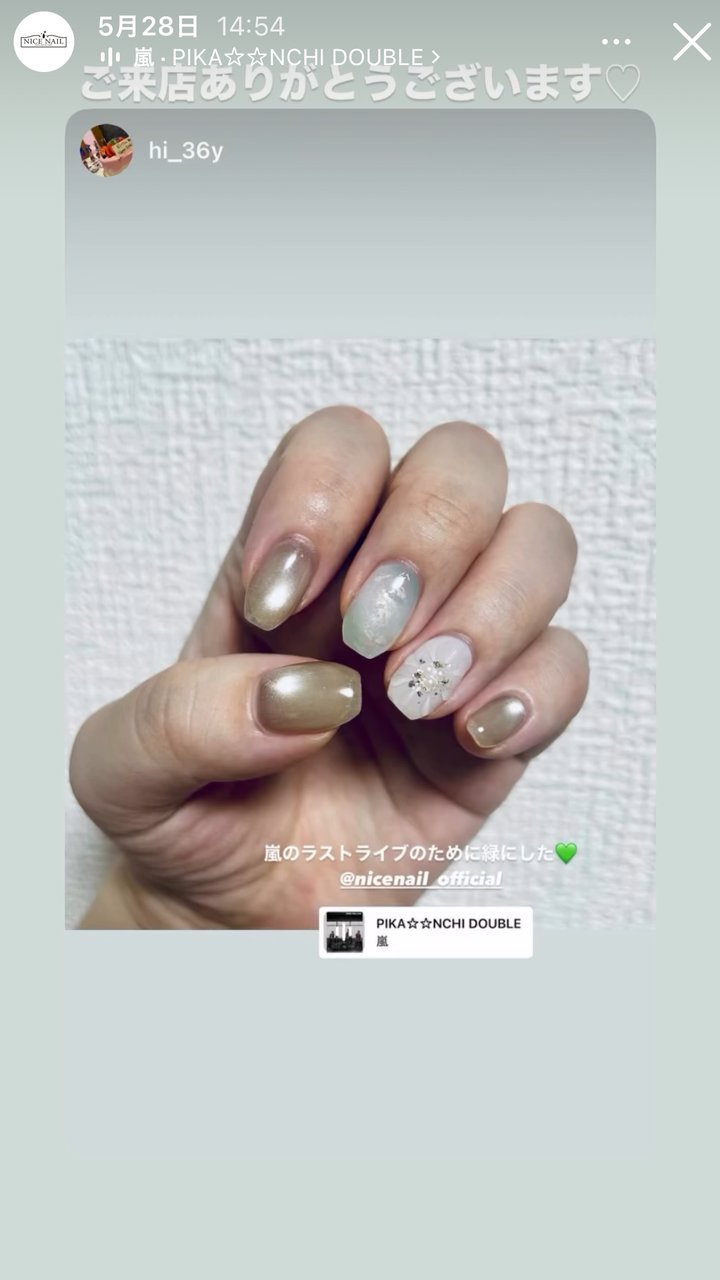 NICENAILのお客様施術 お客様ネイル④