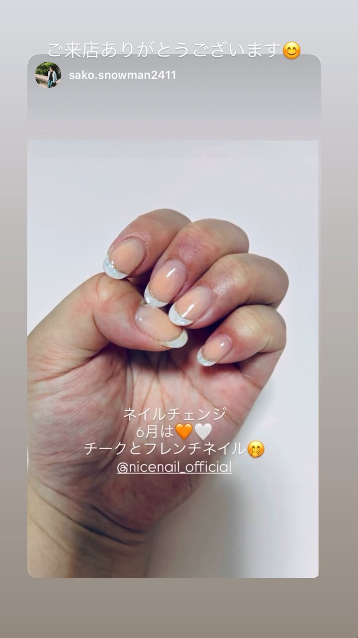 NICENAILのお客様施術 お客様ネイル⑤