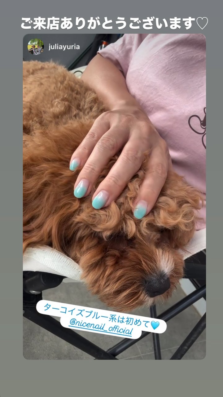 NICENAILのお客様施術 お客様ネイル②