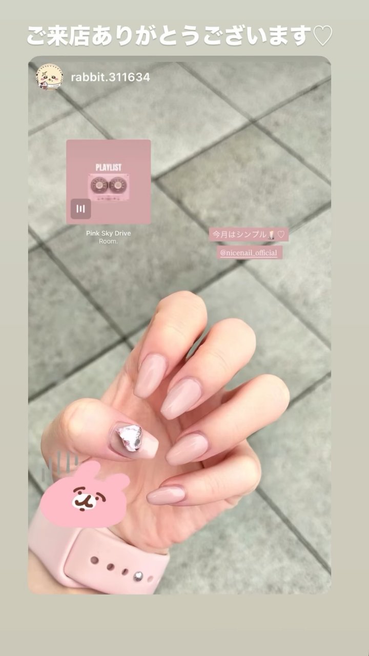 NICENAILのお客様施術 お客様ネイル①