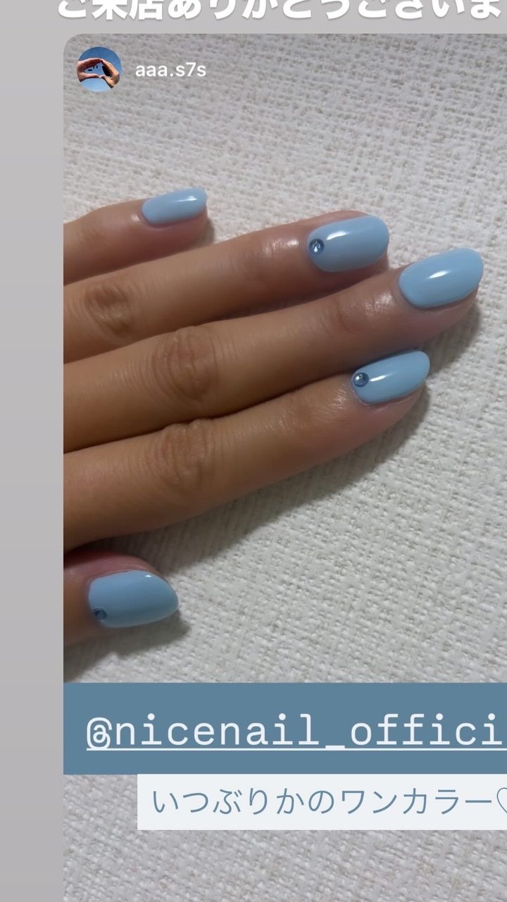 NICENAILのお客様施術 お客様ネイル①