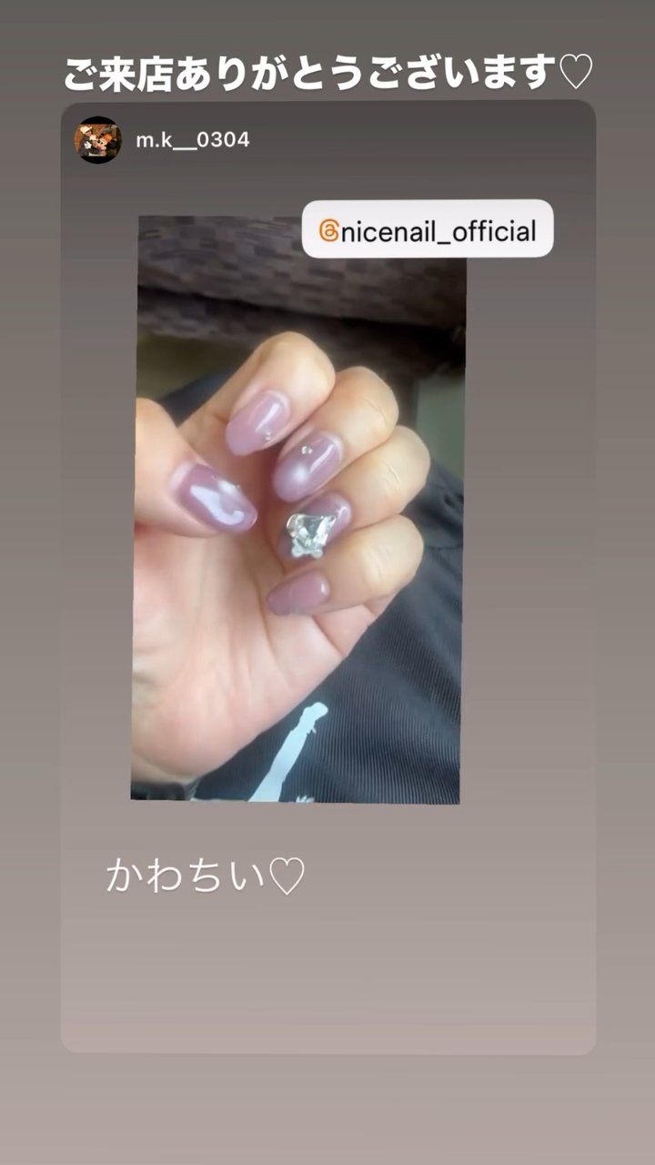 NICENAILのお客様施術 お客様ネイル⑤
