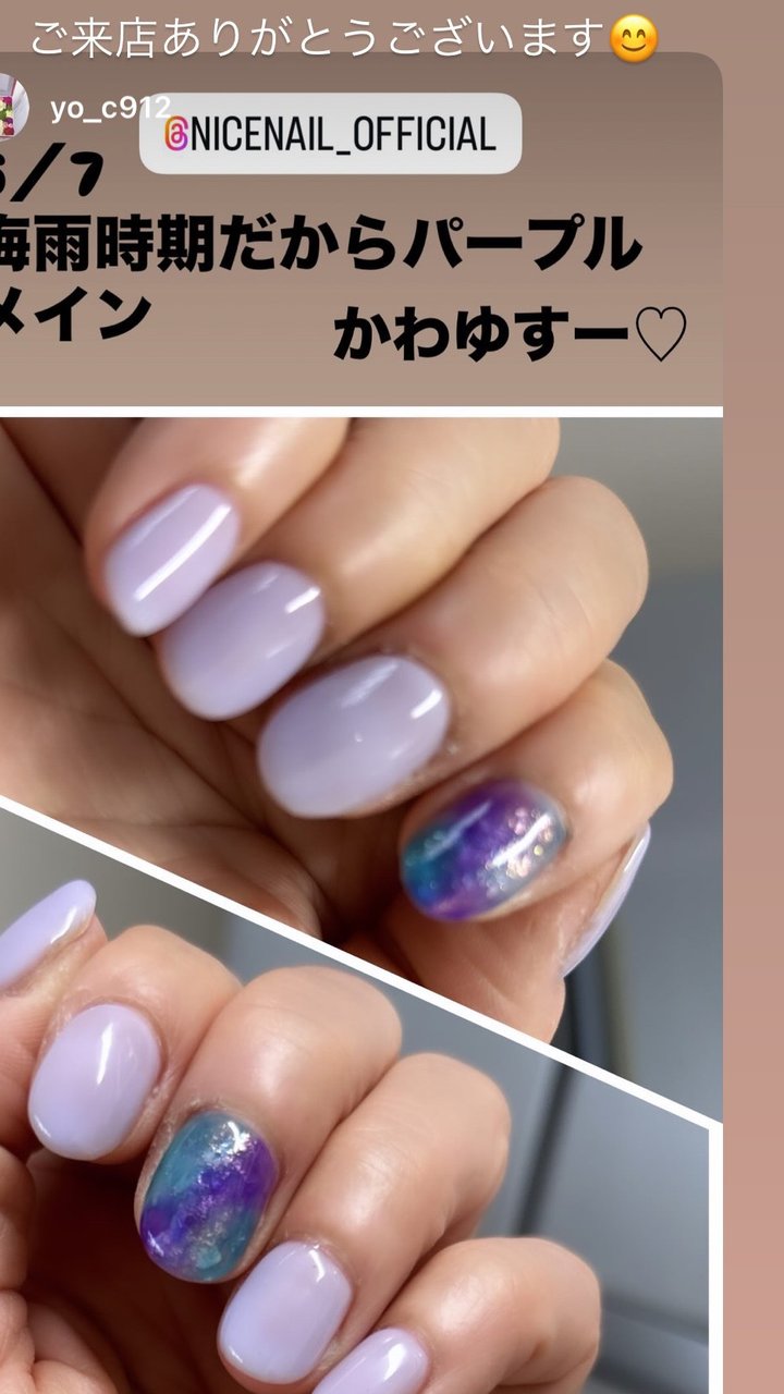NICENAILのお客様施術 お客様ネイル③