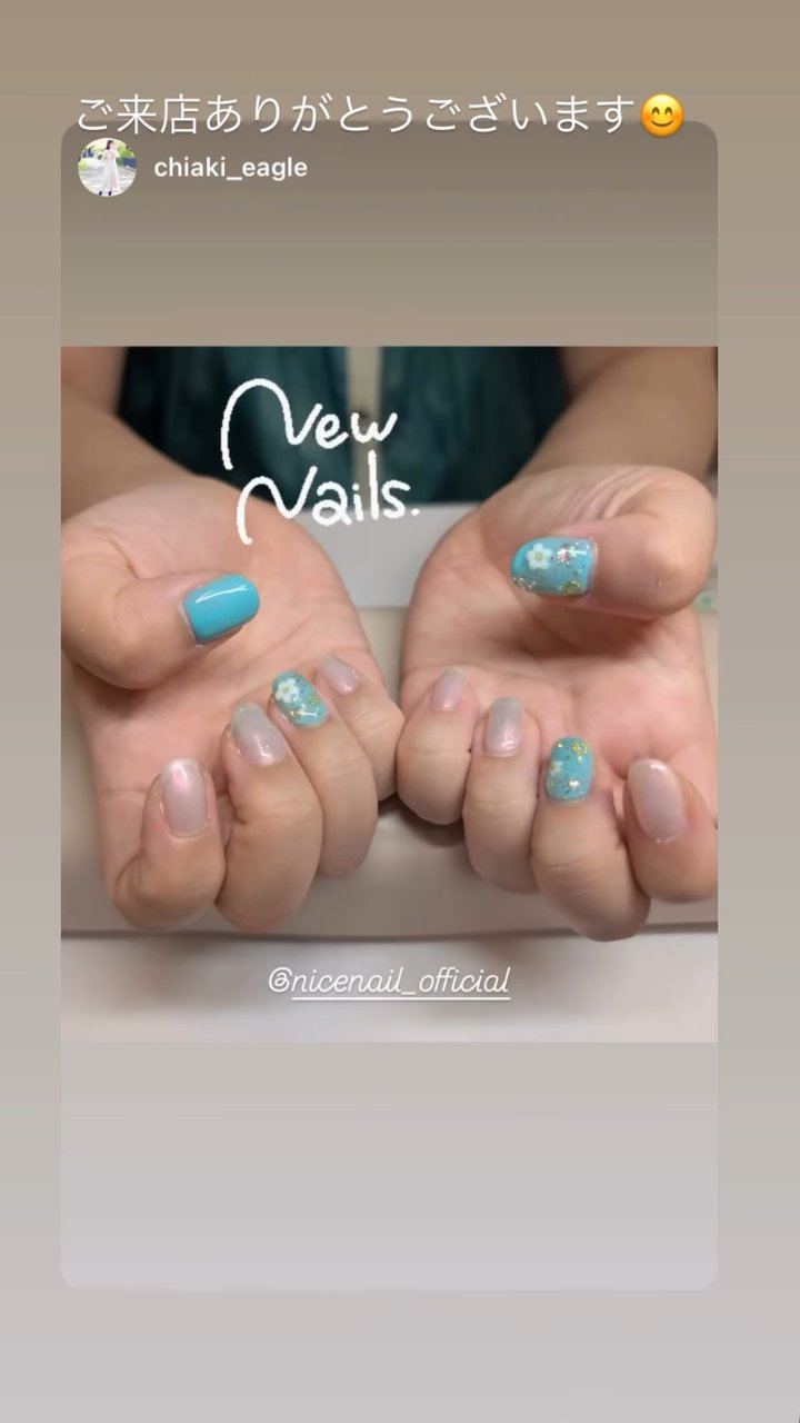 NICENAILのお客様施術 お客様ネイル④