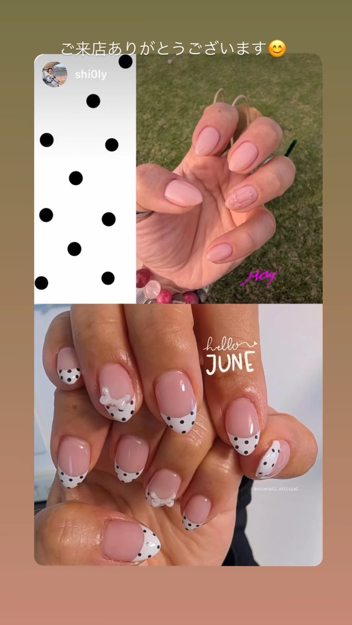 NICENAILのお客様施術 お客様ネイル⑤
