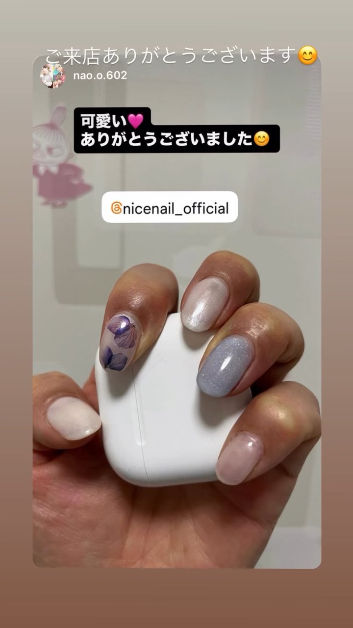 NICENAILのお客様施術 お客様ネイル①