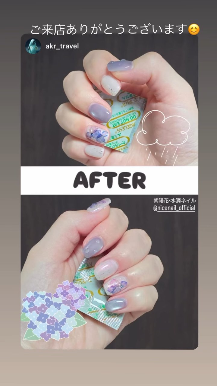 NICENAILのお客様施術 お客様ネイル②