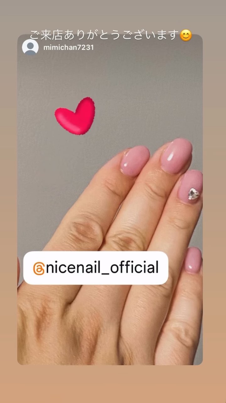 NICENAILのお客様施術 お客様ネイル①
