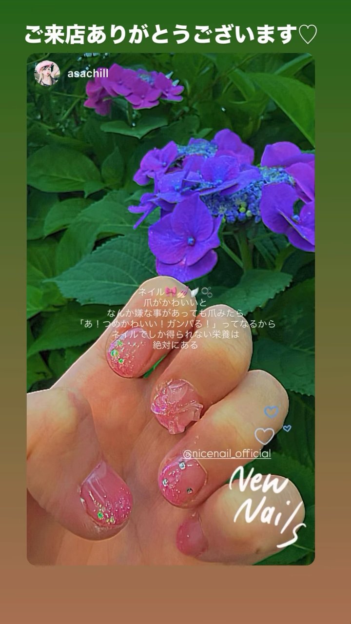 NICENAILのお客様施術 お客様ネイル④