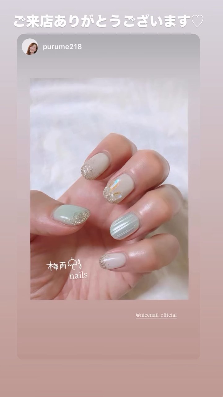 NICENAILのお客様施術 お客様ネイル⑤