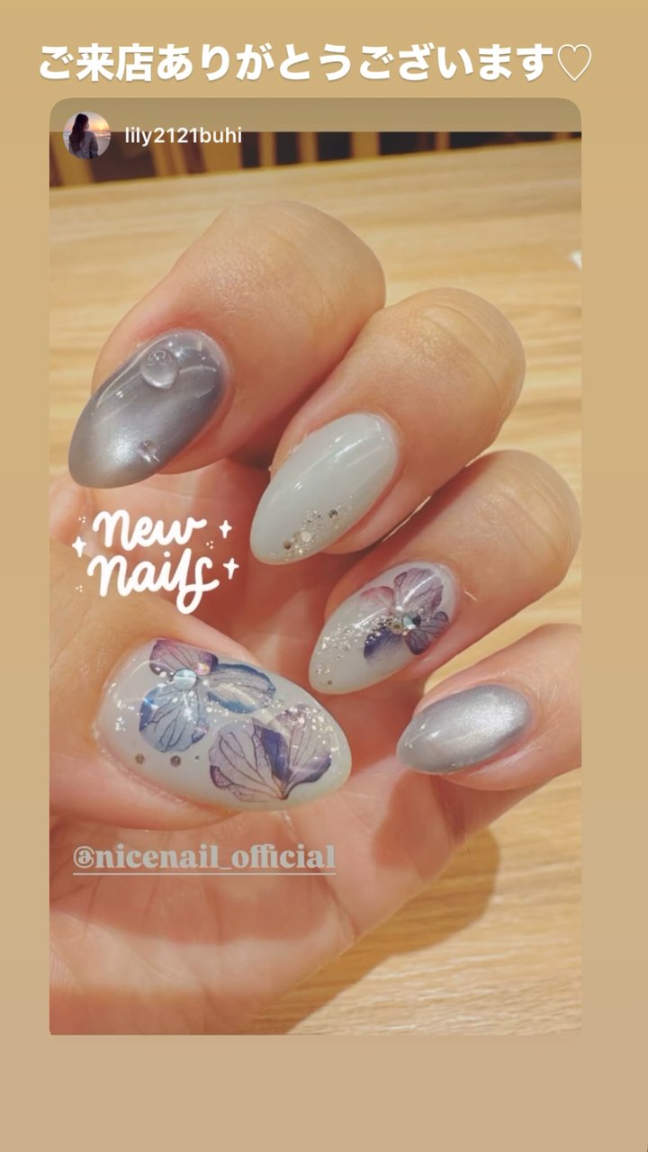 NICENAILのお客様施術 お客様ネイル⑤