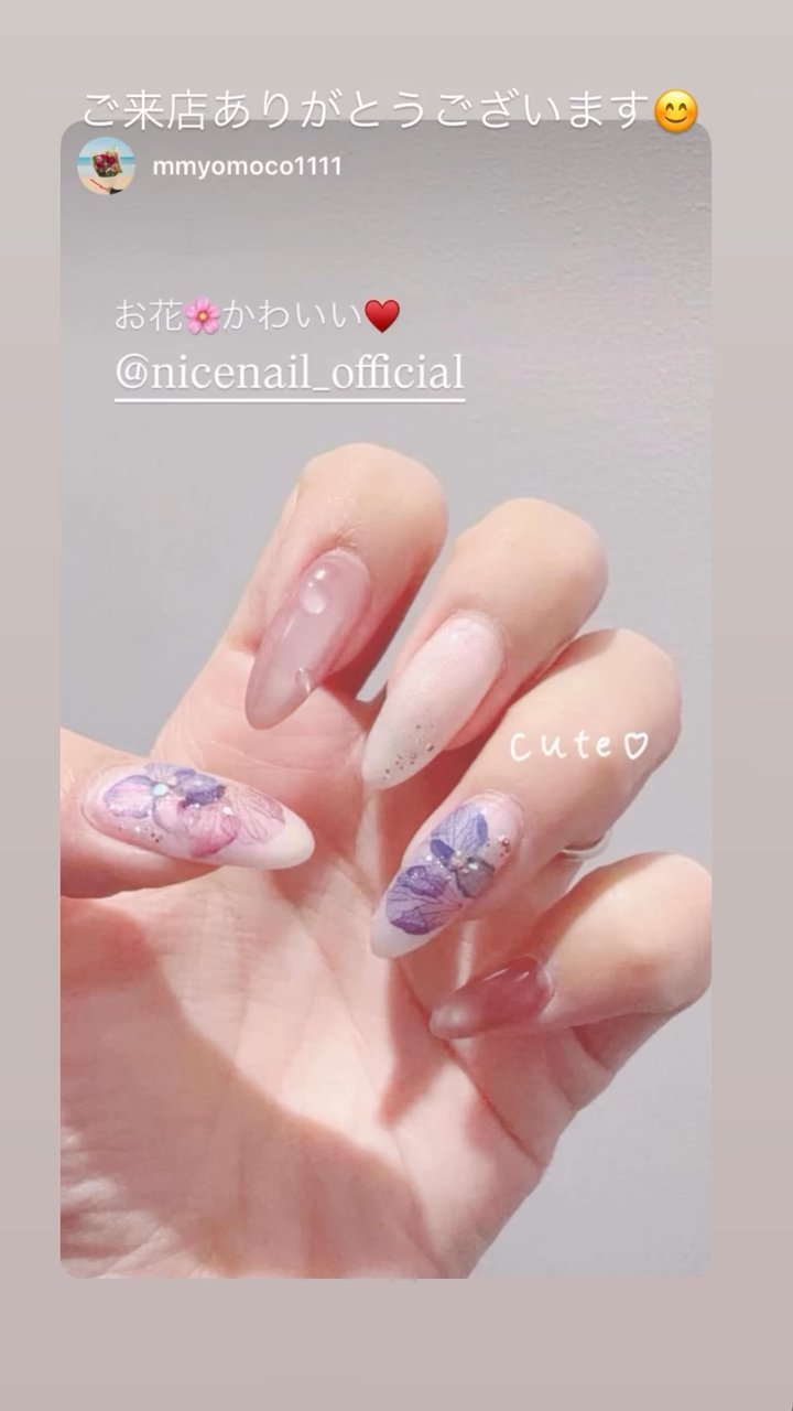 NICENAILのお客様施術 お客様ネイル③