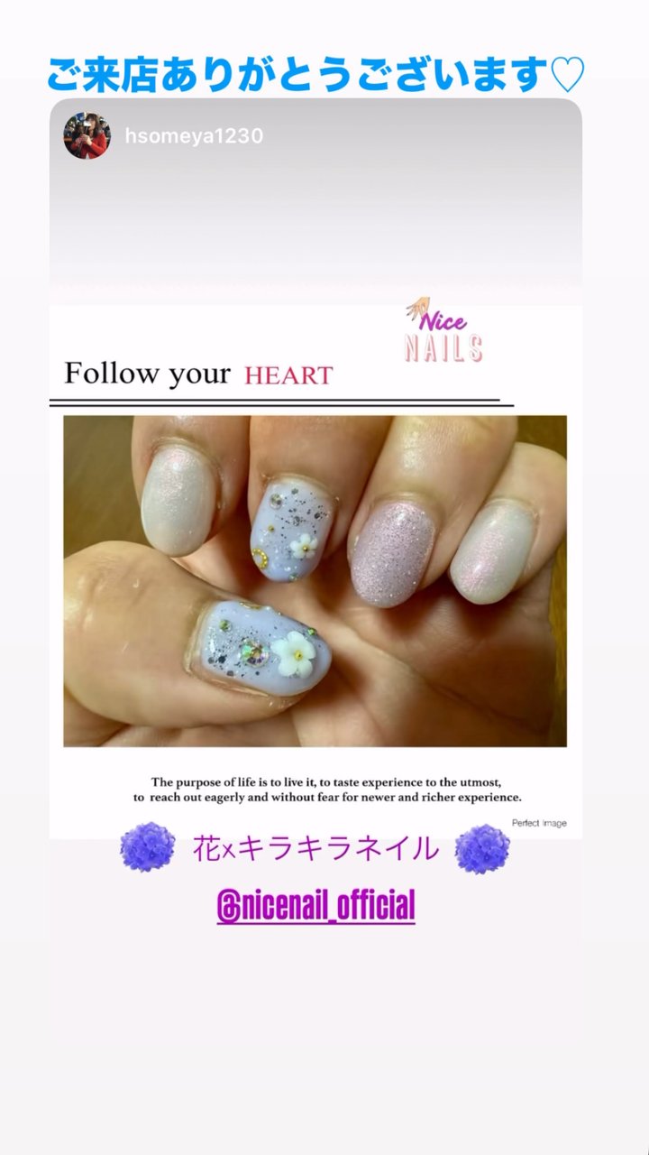 NICENAILのお客様施術 お客様ネイル⑤