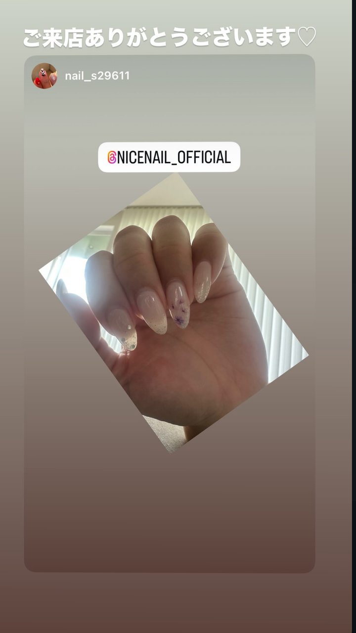 NICENAILのお客様施術 お客様ネイル②