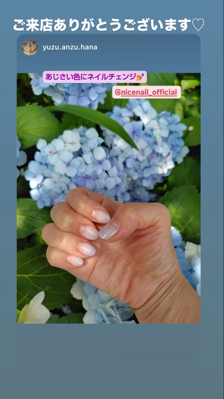 NICENAILのお客様施術 お客様ネイル⑤