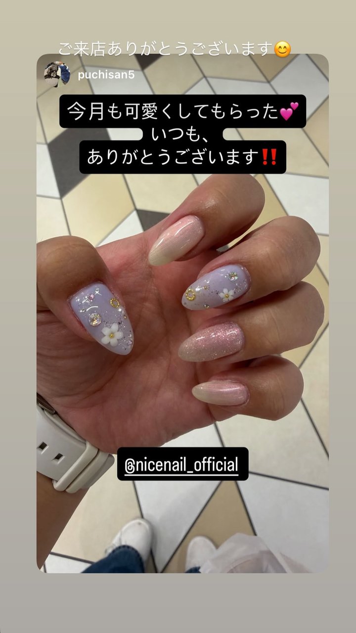 NICENAILのお客様施術 お客様ネイル②