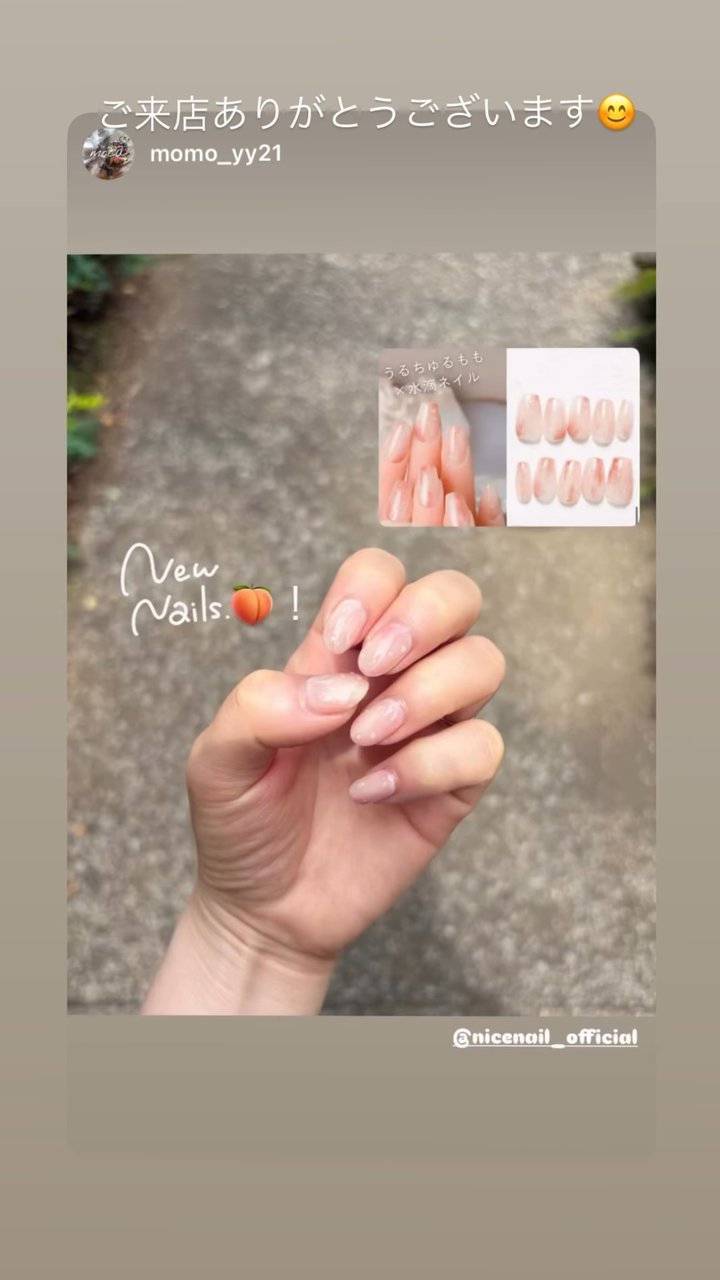 NICENAILのお客様施術 お客様ネイル⑤
