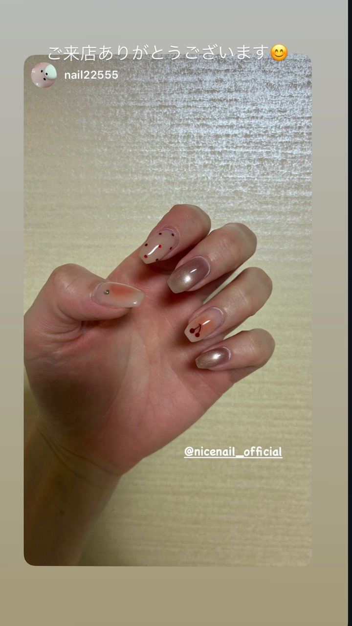 NICENAILのお客様施術 お客様ネイル②