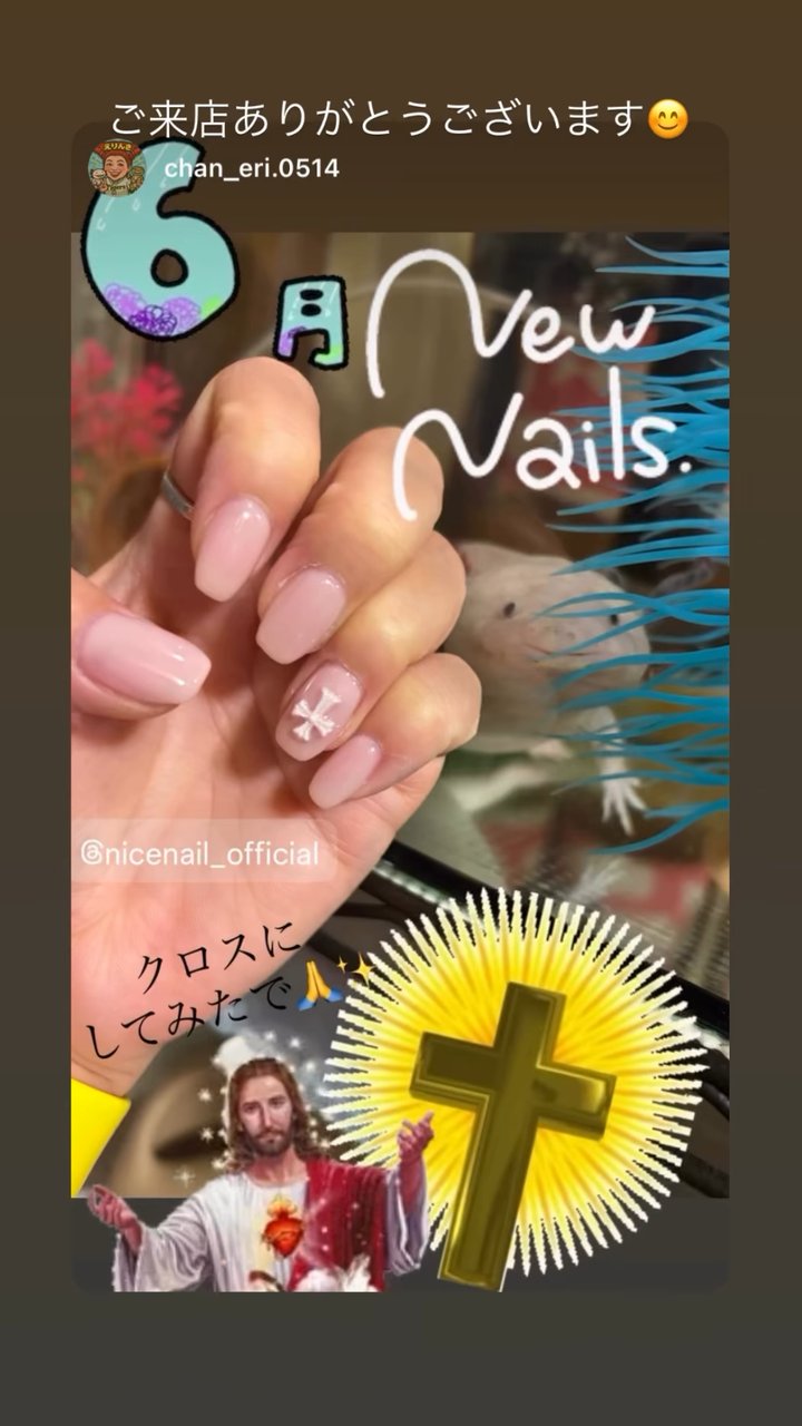 NICENAILのお客様施術 お客様ネイル⑤