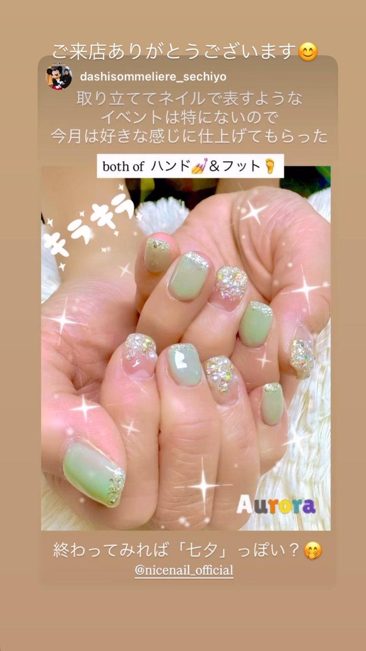 NICENAILのお客様施術 お客様ネイル②