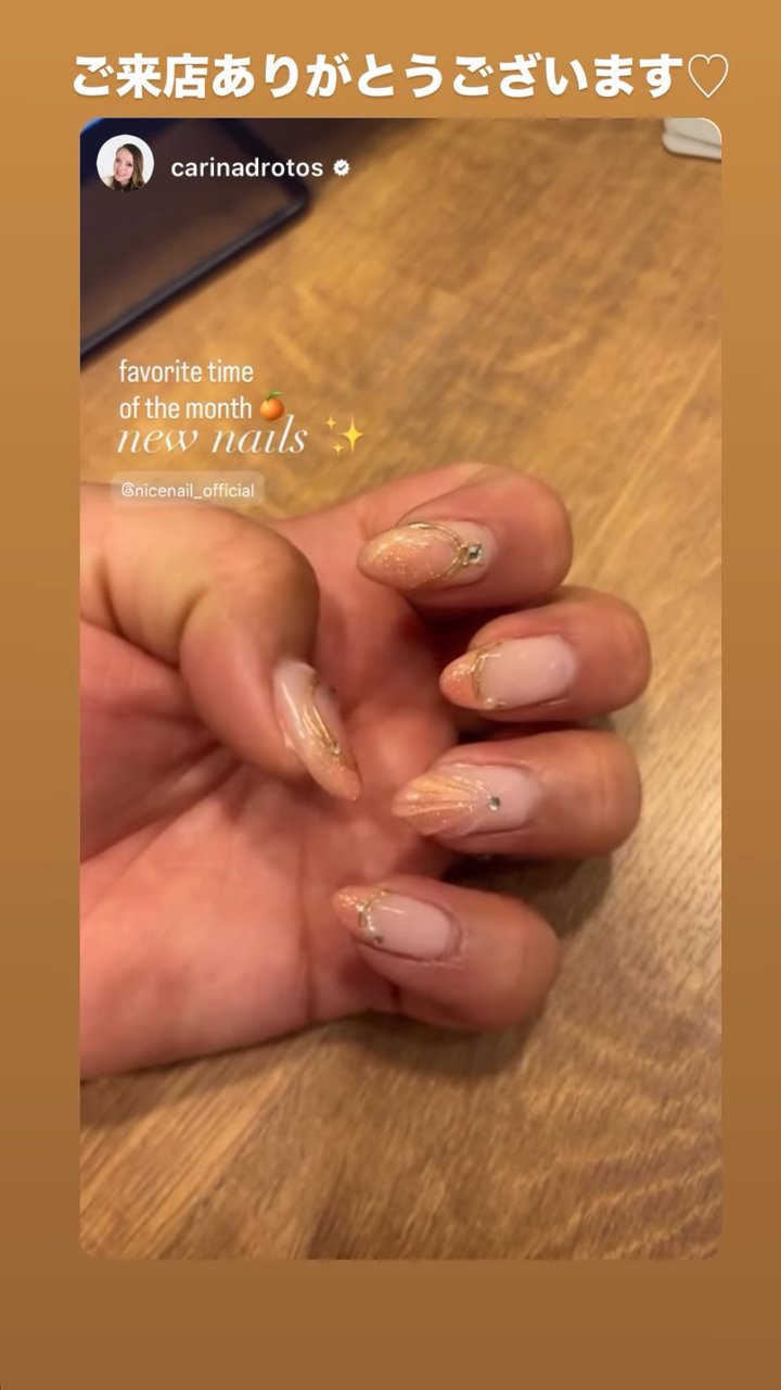 NICENAILのお客様施術 お客様ネイル②