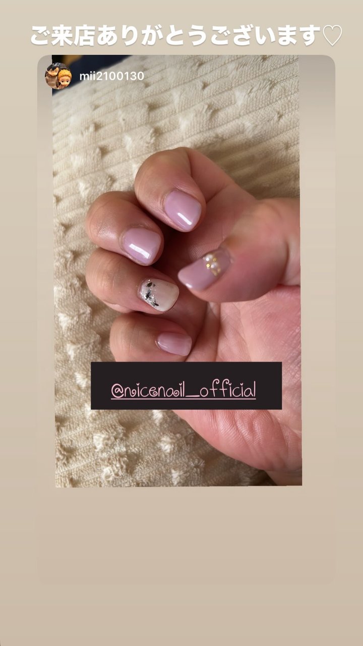 NICENAILのお客様施術 お客様ネイル⑤