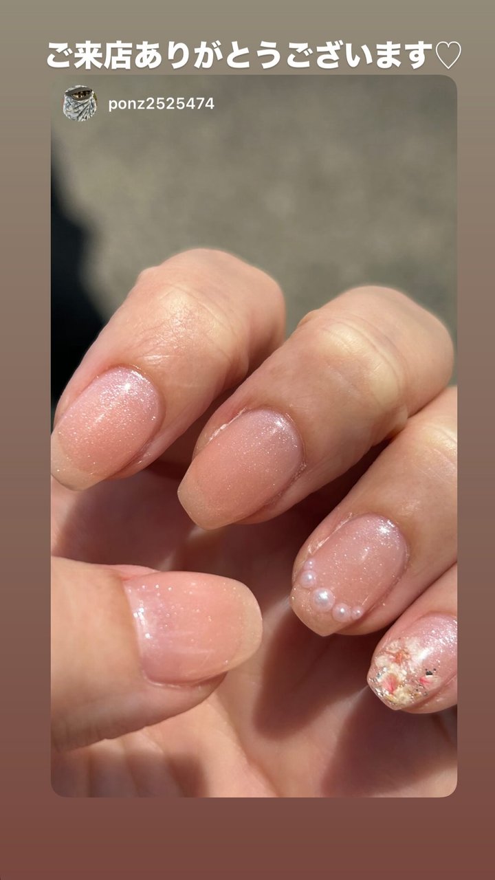 NICENAILのお客様施術 お客様ネイル①