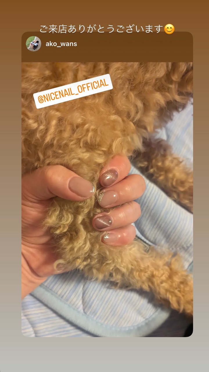 NICENAILのお客様施術 お客様ネイル④