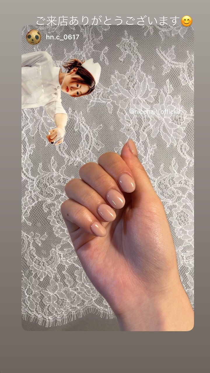 NICENAILのお客様施術 お客様ネイル①