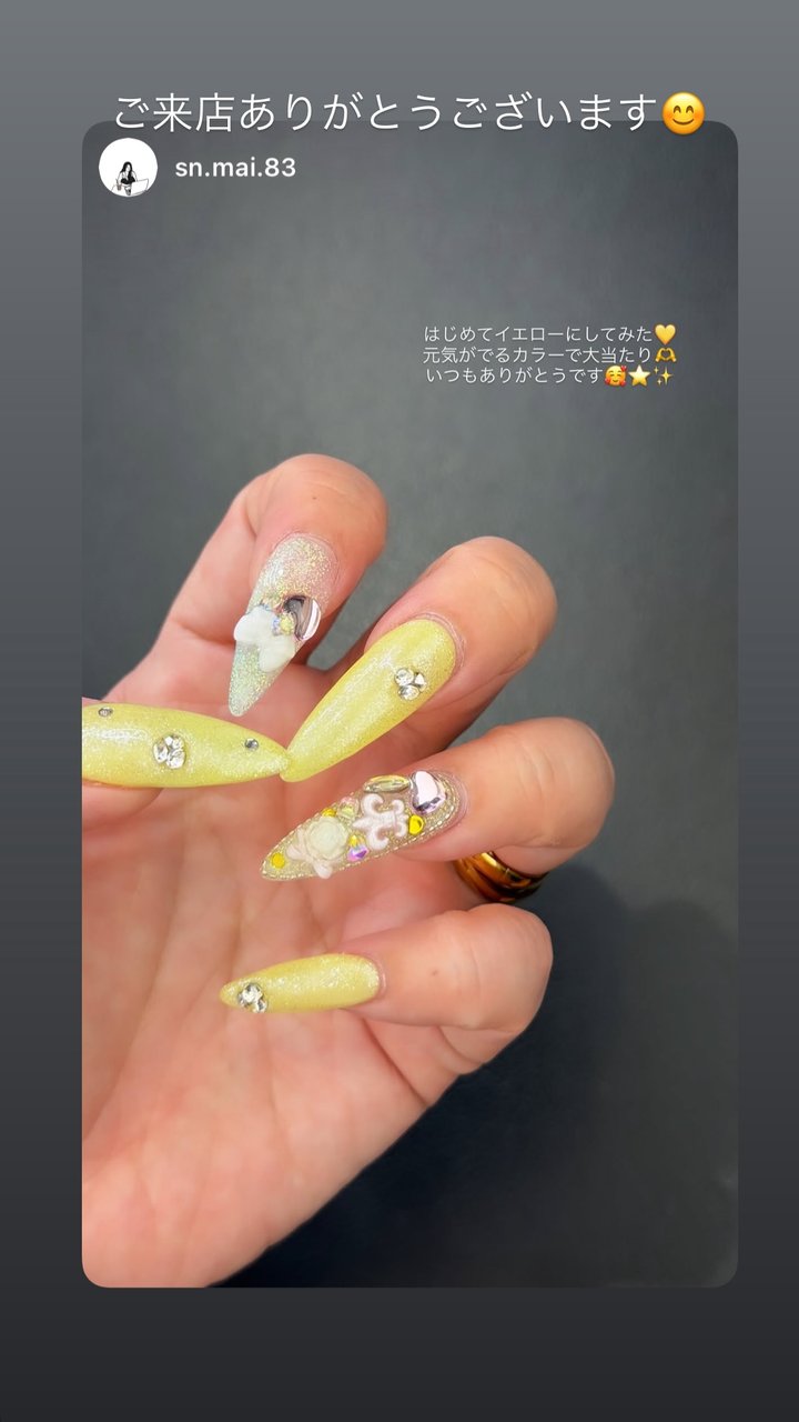 NICENAILのお客様施術 お客様ネイル①