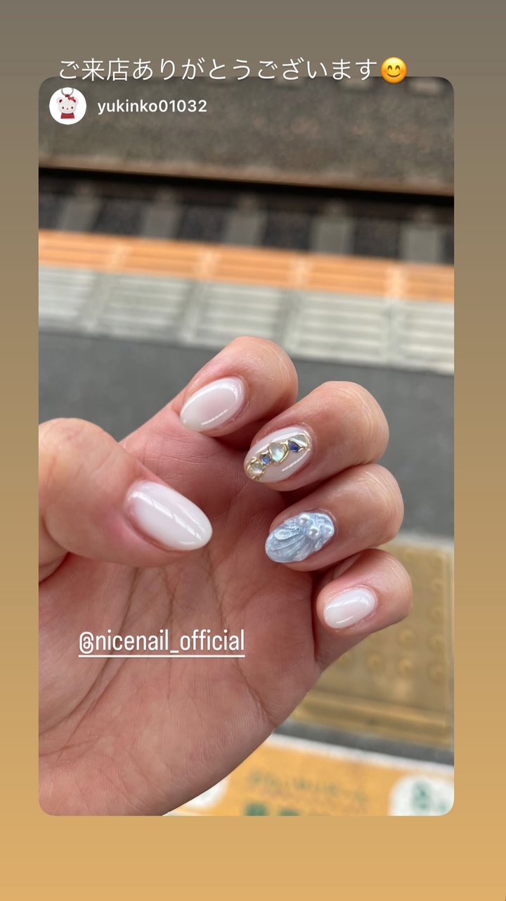 NICENAILのお客様施術 お客様ネイル①
